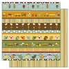 TaDa Creative Studios - E-I-E-I-O Collection - 12 x 12 Double Sided Paper - Barnyard Line Up, BRAND NEW