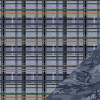 TaDa Creative Studios - Just Chillin' Collection - 12 x 12 Double Sided Paper - Totally Plaid