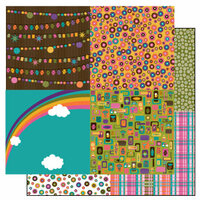 TaDa Creative Studios - Sizzlin' Summer Collection - 12 x 12 Double Sided Paper - Mini Mes