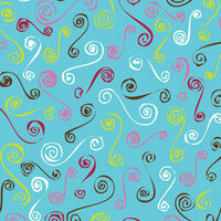 Tinkering Ink - Perfectly Posh Collection - 12x12 Double Sided Paper - Sweet Swirls Bittersweet, CLEARANCE
