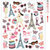 Sticker King - Clear Stickers with Foil Accents - Bonjour!