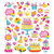 Sticker King - Clear Stickers with Glitter Accents - Your Birthday Sparkles