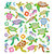Sticker King - Clear Stickers with Glitter Accents - Sea Turtles