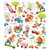 Sticker King - Clear Stickers with Glitter Accents - Animals at Play