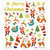 Sticker King - Clear Stickers - Glitter Merry Christmas