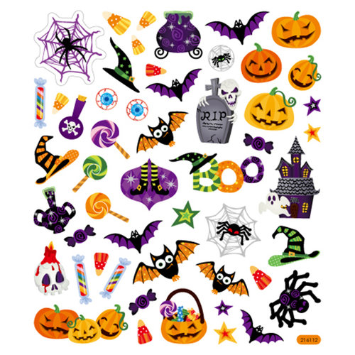 Sticker King - Cardstock Stickers - Halloween Icons