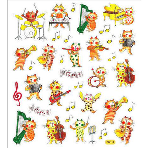 Sticker King - Clear Stickers - Jazz Alley Cats