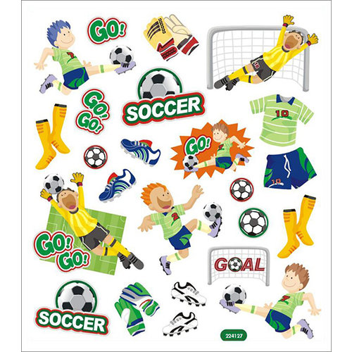 Sticker King - Clear Stickers - Soccer