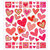 Sticker King - Clear Stickers - Red Love Hearts