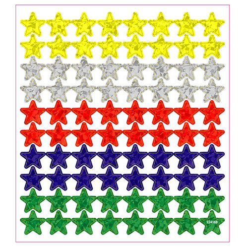Sticker King - Stickers - Multi-Colored Stars