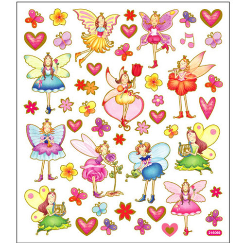 Sticker King - Cardstock Stickers - Garden Fairies