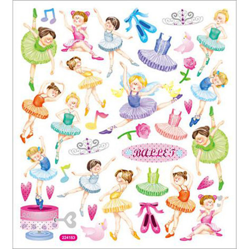 Sticker King - Clear Stickers - Ballerinas