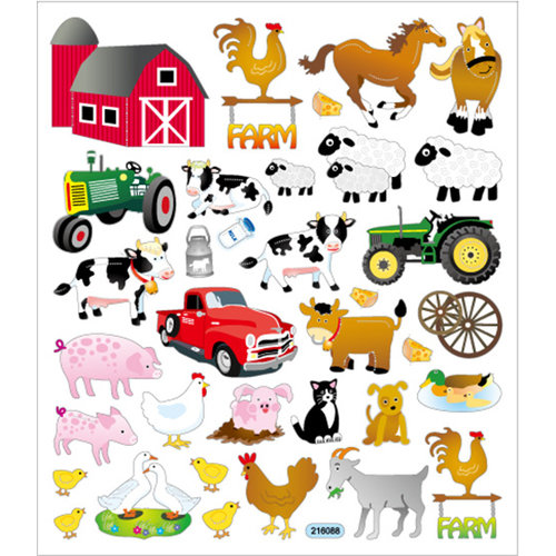 Sticker King - Cardstock Stickers - The Farm