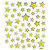 Sticker King - Cardstock Stickers with Foil Accents - Happy Face Stars