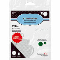 3L - Scrapbook Adhesives - 3D Foam Circles - White