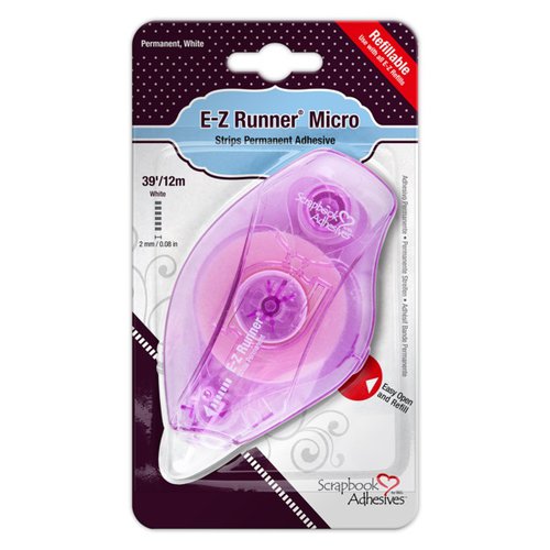 3L - Scrapbook Adhesives - EZ Runner - Permanent Strips - Micro