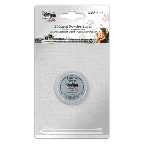 3L - Scrapbook Adhesives - Donna Salazar - Pigment Powder - Silver