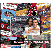 That's My Ticket - Major League Baseball Collection - 8 x 8 Postbound Scrapbook and Photo Album - Arizona Diamondbacks