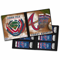 That's My Ticket - Major League Baseball Collection - 8 x 8 Ticket Album - Atlanta Braves