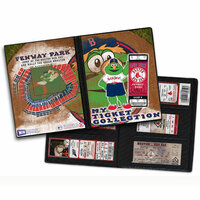 That's My Ticket - Major League Baseball Collection - 8 x 8 Mascot Ticket Album - Boston Red Sox - Wally The Green Monster