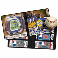 That's My Ticket - Major League Baseball Collection - 8 x 8 Mascot Ticket Album - Colorado Rockies - Dinger