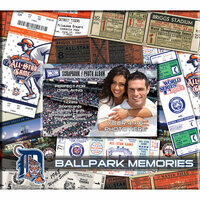 That's My Ticket - Major League Baseball Collection - 8 x 8 Postbound Scrapbook and Photo Album - Detroit Tigers