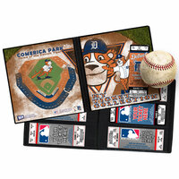 That's My Ticket - Major League Baseball Collection - 8 x 8 Mascot Ticket Album - Detroit Tigers - Paws