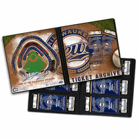 That's My Ticket - Major League Baseball Collection - 8 x 8 Ticket Album - Milwaukee Brewers