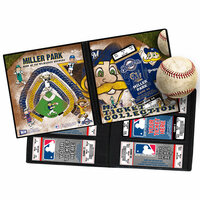 That's My Ticket - Major League Baseball Collection - 8 x 8 Mascot Ticket Album - Milwaukee Brewers - Bernie Brewer