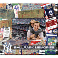 That's My Ticket - Major League Baseball Collection - 8 x 8 Postbound Scrapbook and Photo Album - New York Yankees