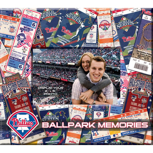 That's My Ticket - Major League Baseball Collection - 8 x 8 Postbound Scrapbook and Photo Album - Philadelphia Phillies