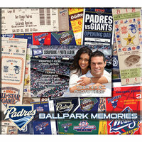 That's My Ticket - Major League Baseball Collection - 8 x 8 Postbound Scrapbook and Photo Album - San Diego Padres