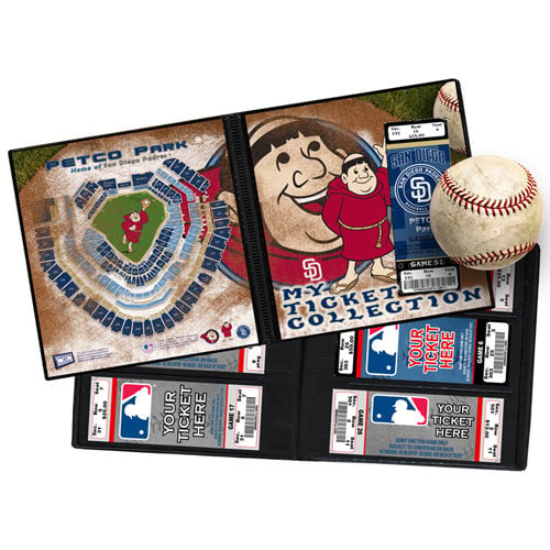 That's My Ticket - Major League Baseball Collection - 8 x 8 Mascot Ticket Album - San Diego Padres - Swinging Friar