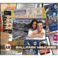That's My Ticket - Major League Baseball Collection - 8 x 8 Postbound Scrapbook and Photo Album - San Francisco Giants