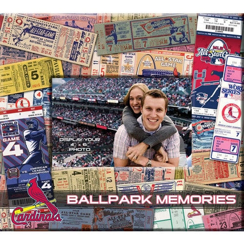 That's My Ticket - Major League Baseball Collection - 8 x 8 Postbound Scrapbook and Photo Album - St Louis Cardinals