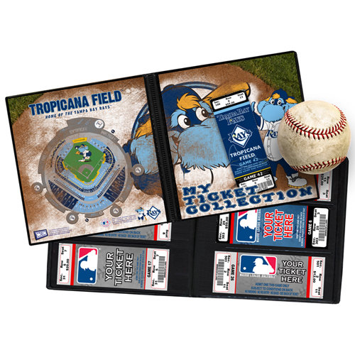 That's My Ticket - Major League Baseball Collection - 8 x 8 Mascot Ticket Album - Tampa Bay Rays - Raymond