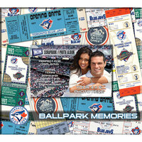 That's My Ticket - Major League Baseball Collection - 8 x 8 Postbound Scrapbook and Photo Album - Toronto Blue Jays