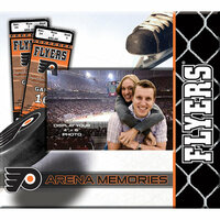 That's My Scrapbook - National Hockey League Collection - 8 x 8 Postbound Scrapbook and Photo Album - Philadelphia Flyers
