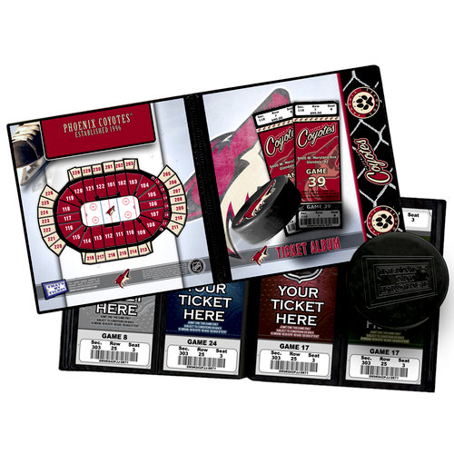That's My Ticket - National Hockey League Collection - 8 x 8 Ticket Album - Phoenix Coyotes