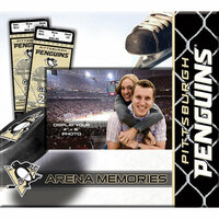 That's My Scrapbook - National Hockey League Collection - 8 x 8 Postbound Scrapbook and Photo Album - Pittsburgh Penguins