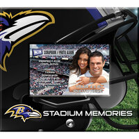 That's My Ticket - National Football League Collection - 8 x 8 Postbound Scrapbook and Photo Album - Baltimore Ravens