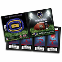 That's My Ticket - National Football League Collection - 8 x 8 Ticket Album - Baltimore Ravens