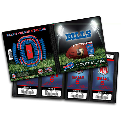 That's My Ticket - National Football League Collection - 8 x 8 Ticket Album - Buffalo Bills