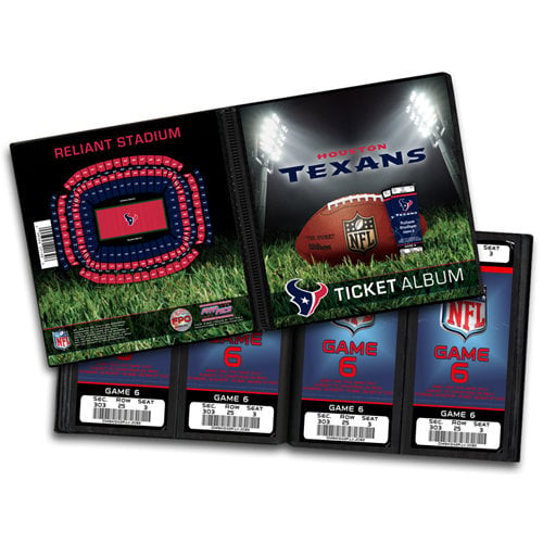 That's My Ticket - National Football League Collection - 8 x 8 Ticket Album - Houston Texans
