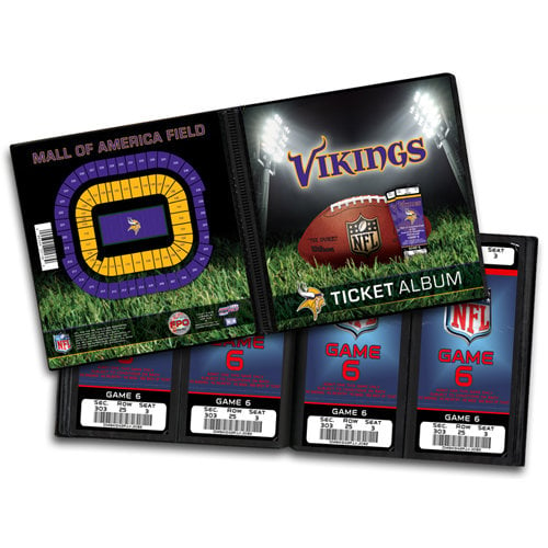 That's My Ticket - National Football League Collection - 8 x 8 Ticket Album - Minnesota Vikings