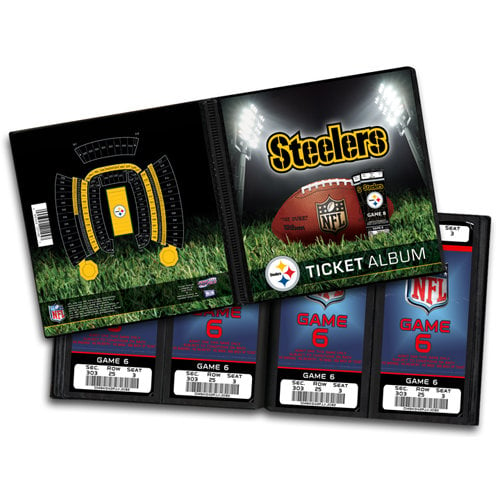That's My Ticket - National Football League Collection - 8 x 8 Ticket Album - Pittsburgh Steelers