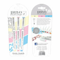 Nuvo - Brush Script Pens - Pretty Pastels