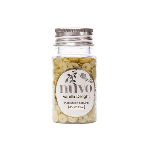 Nuvo - Ocean Air Collection - Pure Sheen Sequins - Vanilla Delight