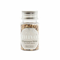 Nuvo - Woodland Walk Collection - Pure Sheen Sequins - Champagne Shine