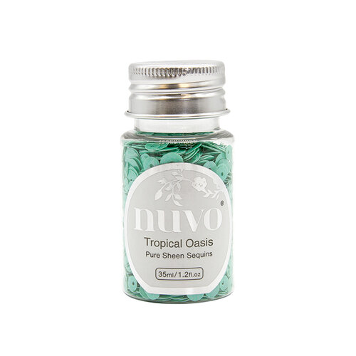 Nuvo - Merry and Bright Collection - Pure Sheen Sequins - Tropical Oasis